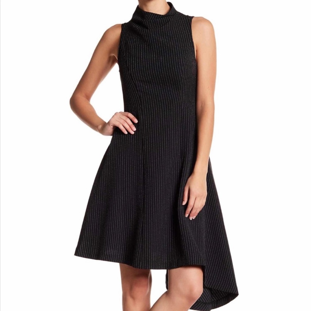 Betsey Johnson | Asymmetrical Sleeveless Striped Dress- 6